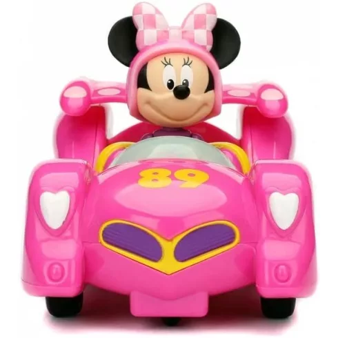 Jada Toys - Disney: Minnie egeres távirányítós RC játékautó 18cm