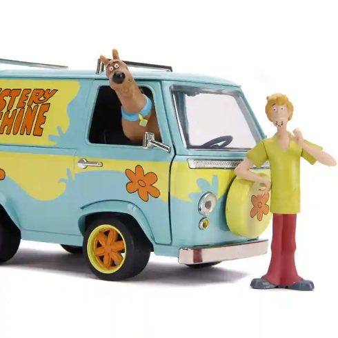Jada Toys - Scooby Doo csodajárgány fém játékautó Scooby és Bozont figurákkal 15cm