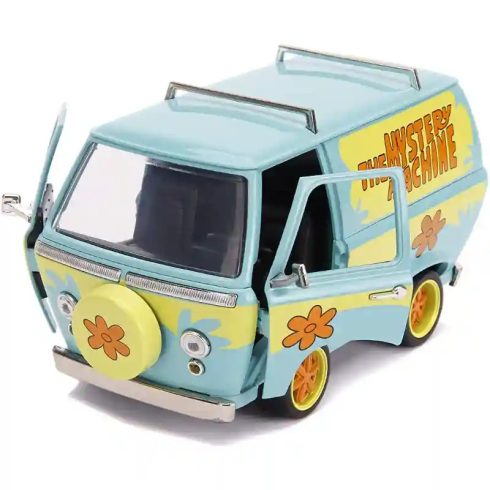 Jada Toys - Scooby Doo csodajárgány fém játékautó Scooby és Bozont figurákkal 15cm