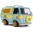   Jada Toys - Scooby Doo csodajárgány fém játékautó Scooby és Bozont figurákkal 15cm
