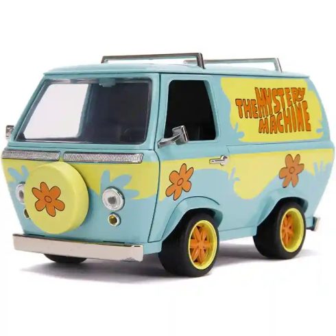 Jada Toys - Scooby Doo csodajárgány fém játékautó Scooby és Bozont figurákkal 15cm