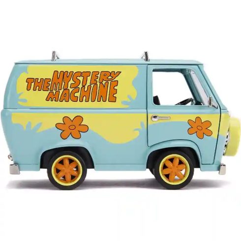 Jada Toys - Scooby Doo csodajárgány fém játékautó Scooby és Bozont figurákkal 15cm