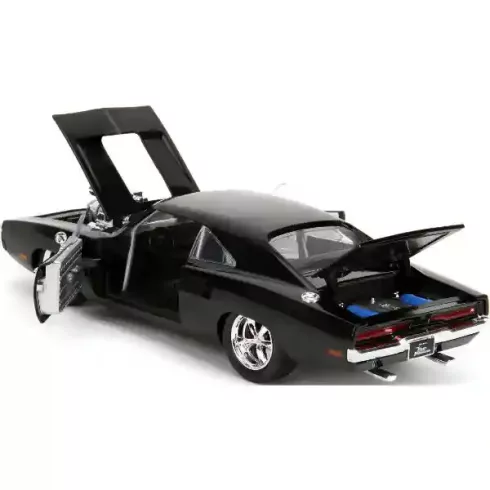 Jada Toys - Halálos iramban: Dodge Charger R/T fém játékautó 22cm Dom figurával