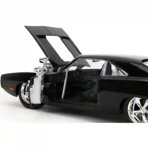Jada Toys - Halálos iramban: Dodge Charger R/T fém játékautó 22cm Dom figurával