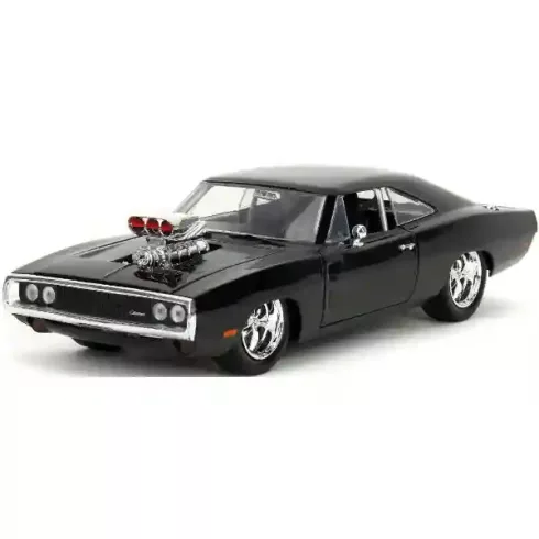 Jada Toys - Halálos iramban: Dodge Charger R/T fém játékautó 22cm Dom figurával