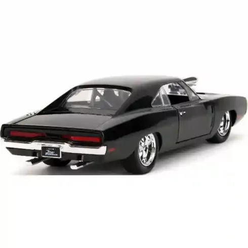 Jada Toys - Halálos iramban: Dodge Charger R/T fém játékautó 22cm Dom figurával
