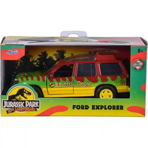 Jada Toys - Jurassic Park Ford Explorer fém játékautó 13cm