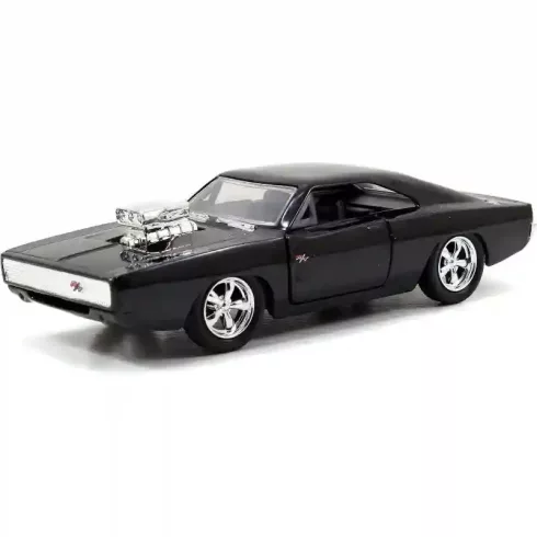 Jada Toys - Halálos iramban: Dom's Dodge Charger R/T és Brian's Toyota Supra 2db-os fém játékautó szett 13cm