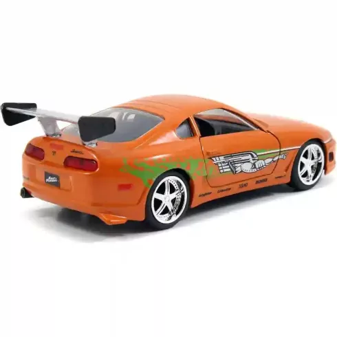 Jada Toys - Halálos iramban: Dom's Dodge Charger R/T és Brian's Toyota Supra 2db-os fém játékautó szett 13cm