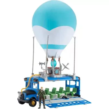   Jazwares Fortnite interaktív Battle Bus Jonesy figurával (csomagolássérült)