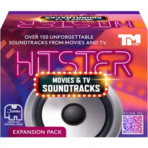 Hitster zenés party társasjáték - Mozifilm és TV betétdalok kiegészítő készlet