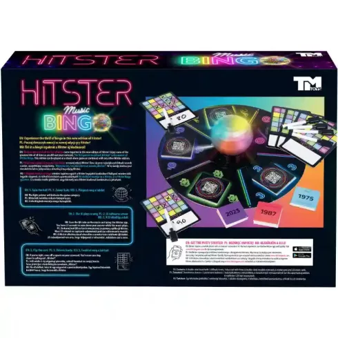 Hitster zenés party társasjáték - Bingo