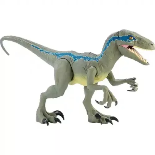 Mattel Jurassic World Velociraptor (Kék) óriás dino figura 93cm