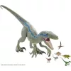 Mattel Jurassic World Velociraptor (Kék) óriás dino figura 93cm