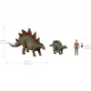 Mattel Jurassic World Stegosaurus dino figurák és Dr. Sarah Harding