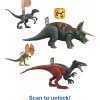 Mattel Jurassic World interaktív dinó kezdőkészlet (Megaraptor, Triceratpos, Velociraptor, Dilophosaurus)