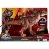 Mattel Jurassic World Carnotaurus dino figura fénnyel és hanggal 40cm