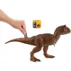 Mattel Jurassic World Carnotaurus dino figura fénnyel és hanggal 40cm