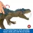 Mattel Jurassic World Allosaurus dino figura hanggal 44cm