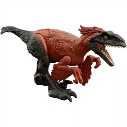 Mattel Jurassic World Pyroraptor dino figura fénnyel és hanggal 20cm