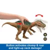 Mattel Jurassic World Baryonyx dino figura fénnyel és hanggal 34cm