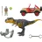   Mattel Jurassic Park Tyrannosaurus Rex terepjárós elfogása