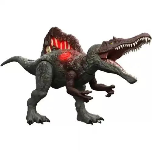 Mattel Jurassic World Spinosaurus dino figura fénnyel és hanggal 55cm