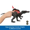 Mattel Jurassic World Spinosaurus dino figura fénnyel és hanggal 55cm
