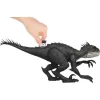 Mattel Jurassic World Scorpios Rex dino figura fénnyel és hanggal 37cm