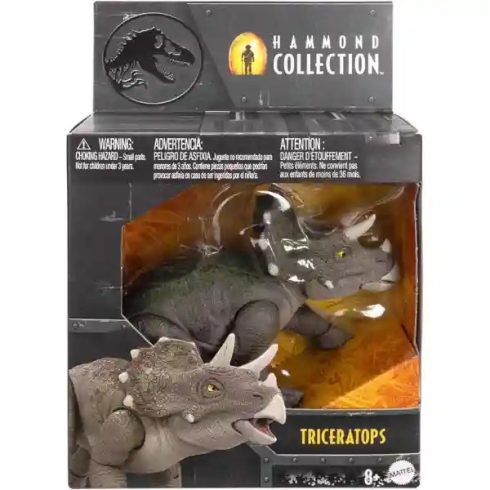 Mattel Jurassic World Triceratops dino figura 17cm