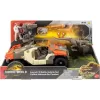 Mattel Jurassic World: Újjászületés Velociraptor dino elfogása terepjáróval, Rebirth