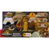 Mattel Jurassic World: Újjászületés RC távirányítós Distortus Rex dino figura és terepjáró, Rebirth