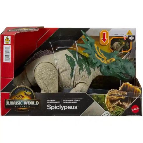 Mattel Jurassic World: Újjászületés Spiclypeus dino figura hanggal 31cm, Rebirth