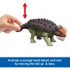 Mattel Jurassic World: Újjászületés Ankylosaurus dino figura hanggal 25cm, Rebirth