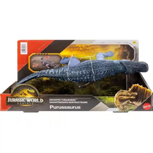 Mattel Jurassic World: Újjászületés Purussaurus dino figura 36cm, Rebirth