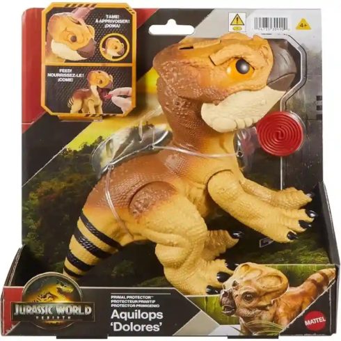 Mattel Jurassic World: Újjászületés Aquilops 'Dolores' interaktív dino figura, Rebirth