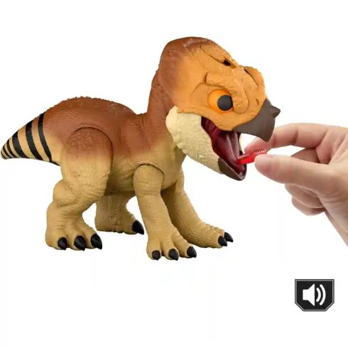 Mattel Jurassic World: Újjászületés Aquilops 'Dolores' interaktív dino figura, Rebirth