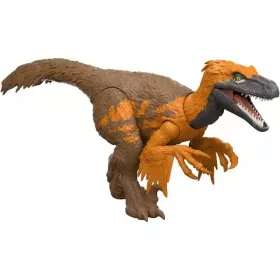   Mattel Jurassic World: Újjászületés Utahraptor dino figura hanggal 30cm, Rebirth
