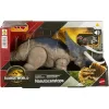 Mattel Jurassic World: Újjászületés Nasutoceratops dino figura hanggal 30cm, Rebirth