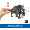 Mattel Jurassic World: Újjászületés Nasutoceratops dino figura hanggal 30cm, Rebirth