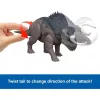 Mattel Jurassic World: Újjászületés Nasutoceratops dino figura hanggal 30cm, Rebirth
