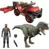 Mattel Jurassic World Dinoszaurusz-befogó quad játékszett, Survival
