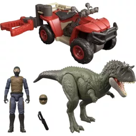   Mattel Jurassic World Dinoszaurusz-befogó quad játékszett, Survival