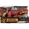 Mattel Jurassic World Afrovenator dino figura fénnyel és hanggal 32cm, Survival