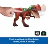 Mattel Jurassic World Afrovenator dino figura fénnyel és hanggal 32cm, Survival