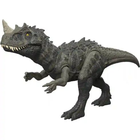 Mattel Jurassic World Ceratosaurus dino figura fénnyel és hanggal 32cm, Survival