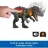   Mattel Jurassic World Ceratosaurus dino figura fénnyel és hanggal 32cm, Survival
