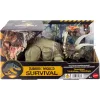 Mattel Jurassic World Triceratops interaktív dinó figura 31cm, Survival