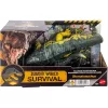 Mattel Jurassic World Stomatosuchus dino figura fénnyel és hanggal 34cm, Survival