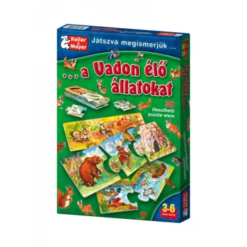   Keller & Mayer 712147 Játszva megismerjük a vadon élő állatokat